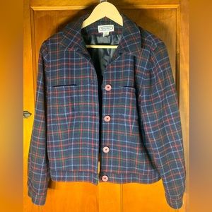 Plaid Bridgewater jacket.